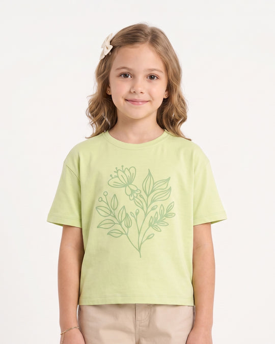 Girls' Half Sleeves T-Shirt