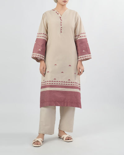 Yarn Dyed Cotton Silk 2Pcs Suit