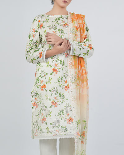 Women's Printed Embroidered 3Pcs Suits