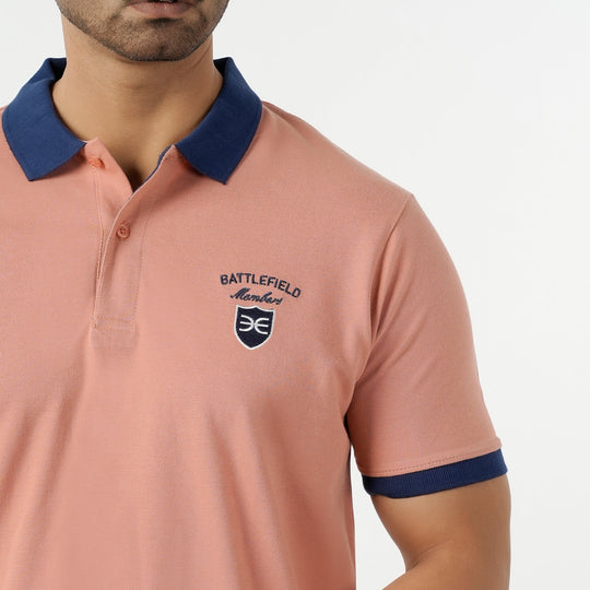 Eminent Men's Polo Half Sleeves T-Shirt - Clay, Men's T-Shirts & Polos, Eminent, Chase Value