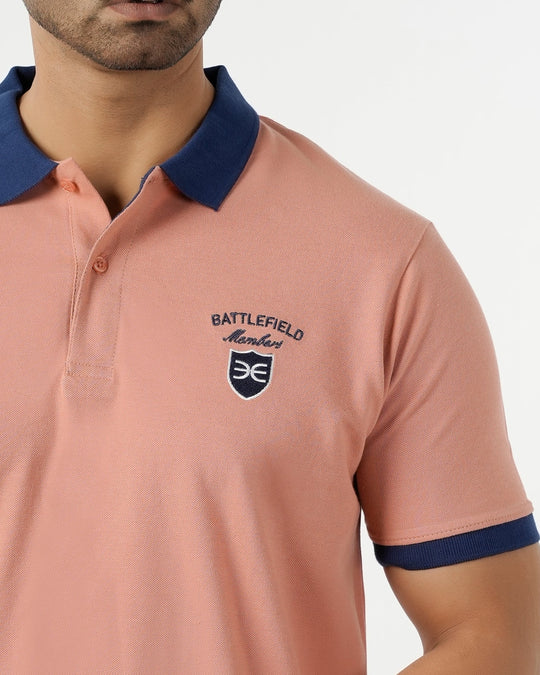 Eminent Men's Polo Half Sleeves T-Shirt - Clay, Men's T-Shirts & Polos, Eminent, Chase Value