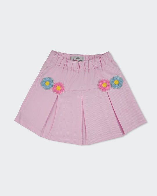 Newborn Girls Interlock Shorts