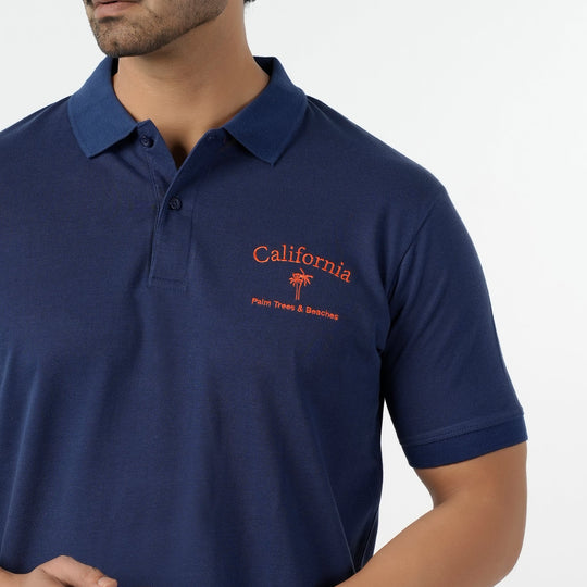 Eminent Men's Polo Half Sleeves T-Shirt - Navy Blue, Men's T-Shirts & Polos, Eminent, Chase Value