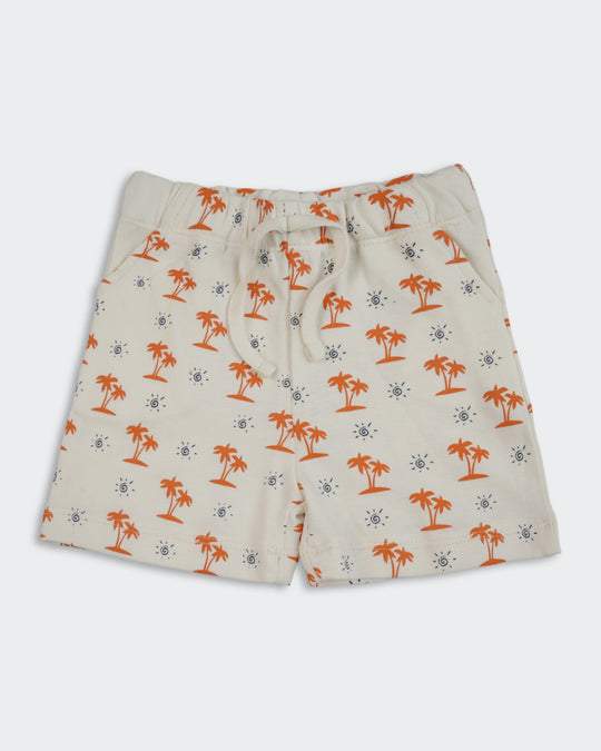 Newborn Boys Interlock Shorts