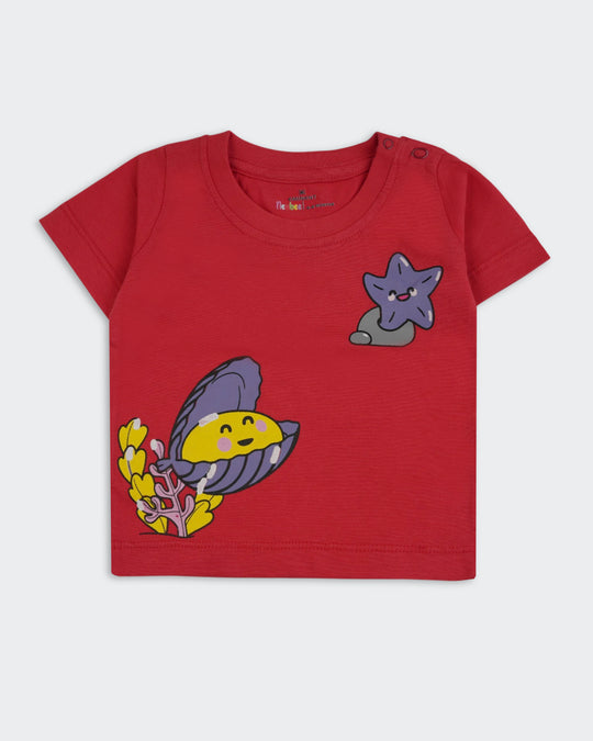 Newborn Girls Slub Jersey T-Shirt