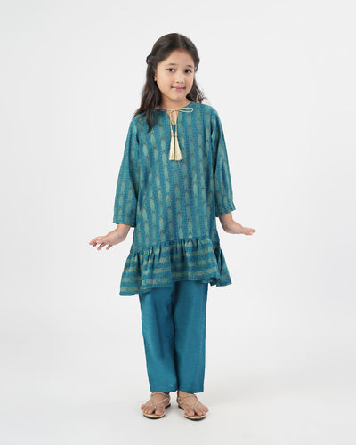 Girls' Essentials Printed 2Pc Suit