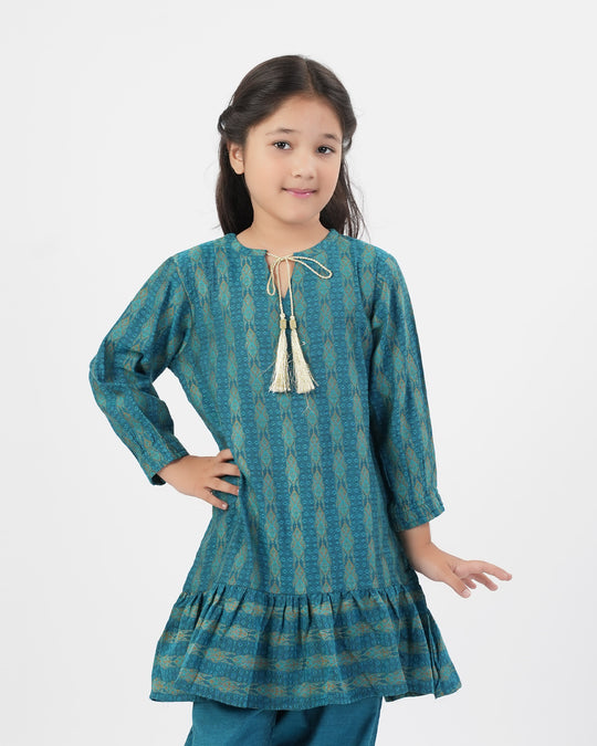 Girls' Essentials Printed 2Pc Suit