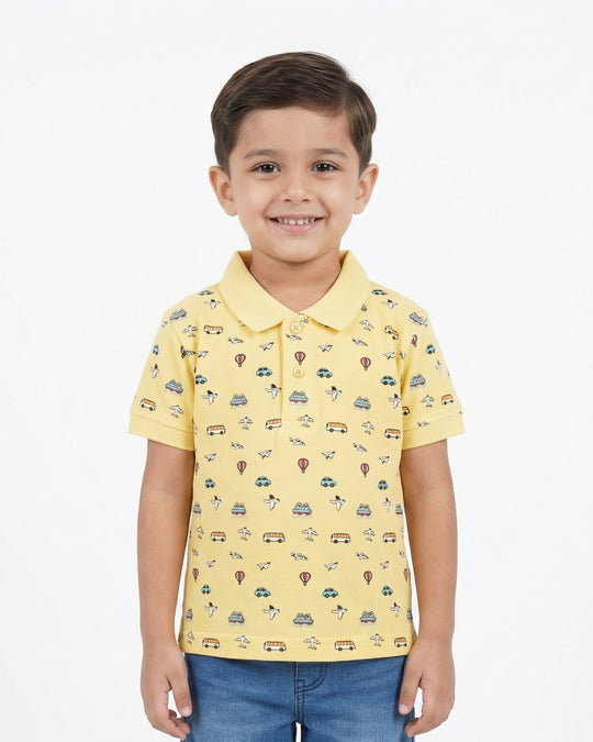 Boys' Polo Half Sleeves T-Shirt