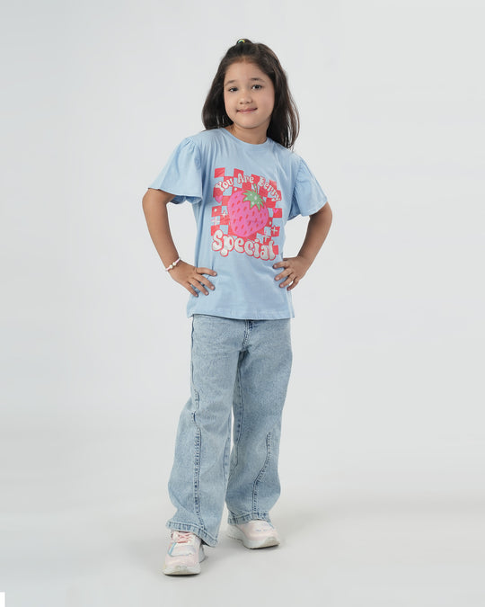 Girls' Half Sleeves T-Shirt