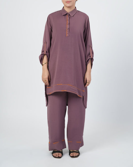 Eminent Women's Twill Dyed 2Pcs Suit