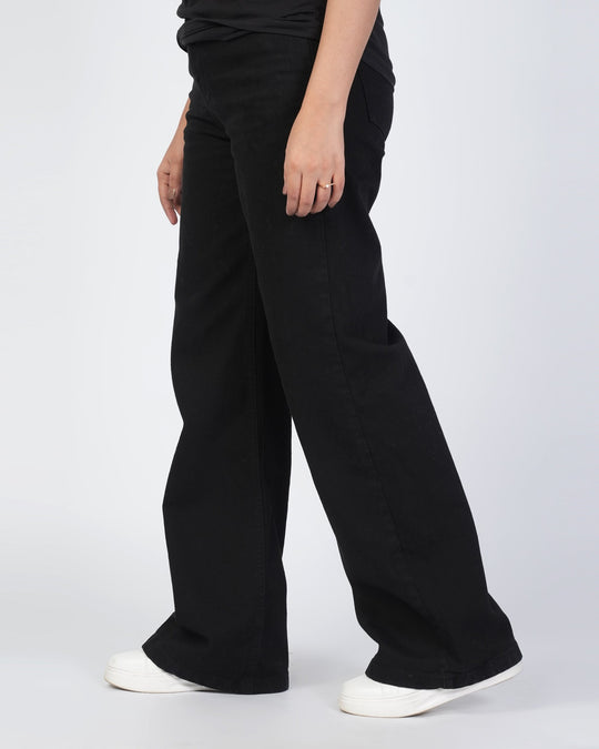 Eminent Women's Wide Leg Denim Pant