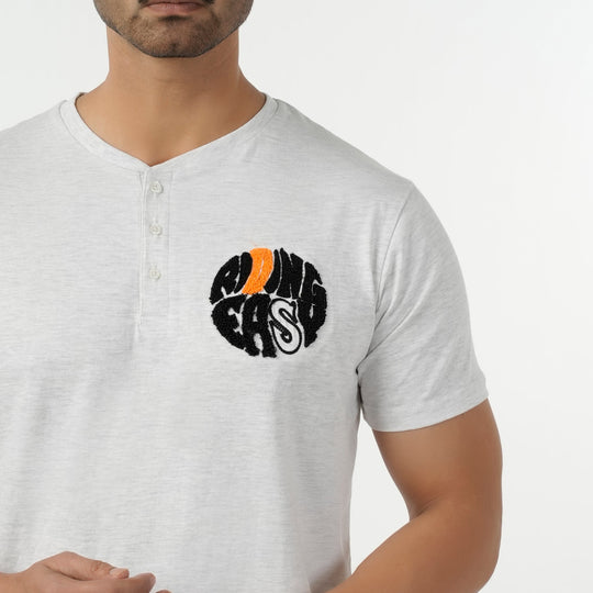 Eminent Men's Round Neck Half Sleeves T-Shirt - Oatmeal, Men's T-Shirts & Polos, Eminent, Chase Value