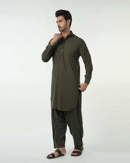 Eminent Men's Plain Shalwar Kameez Suit