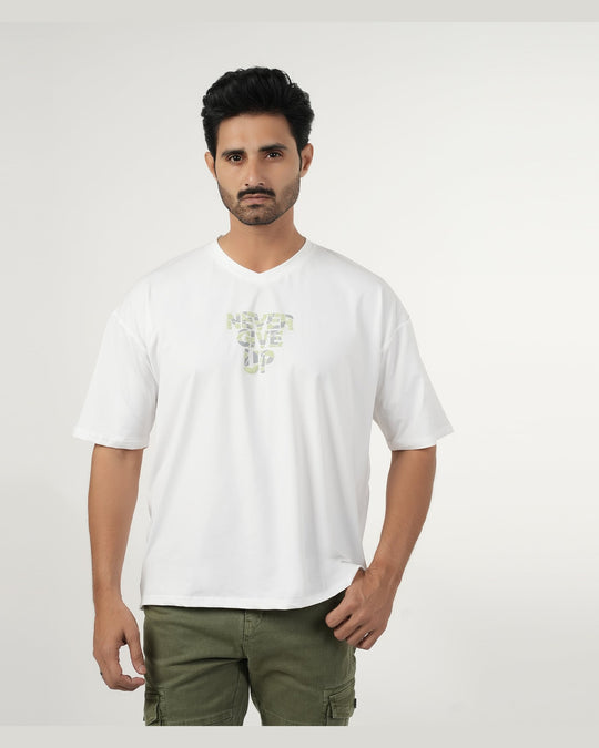 Eminent Men's Half Sleeves T-Shirt - White, Men's T-Shirts & Polos, Eminent, Chase Value