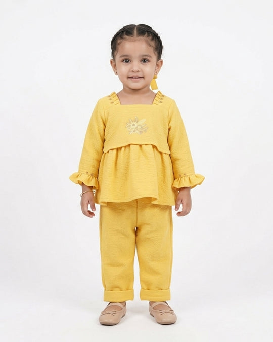 Newborn Girls Embroidered Shalwar Suit