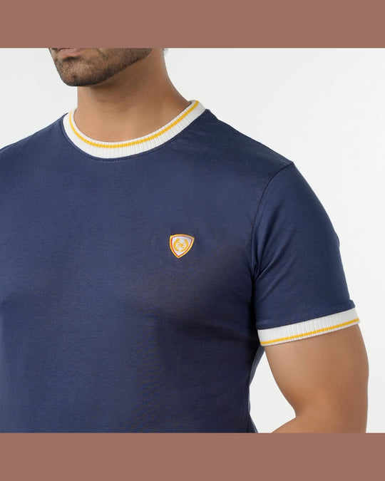 Eminent Men's Half Sleeves T-Shirt - Navy Blue, Men's T-Shirts & Polos, Eminent, Chase Value