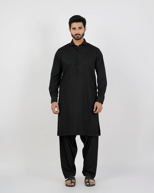 Eminent Men Kameez Shalwar Suit Plain