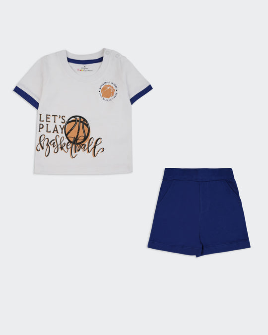 Newborn Boys Single Jersey Co-Ord Set