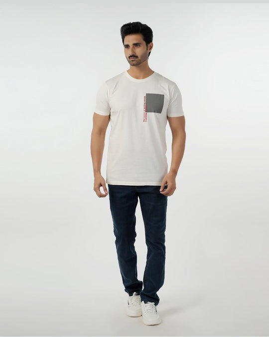 Eminent Men's Half Sleeves T-Shirt - White, Men's T-Shirts & Polos, Eminent, Chase Value