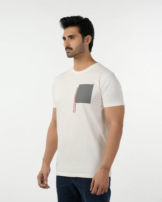 Eminent Men's Half Sleeves T-Shirt - White, Men's T-Shirts & Polos, Eminent, Chase Value