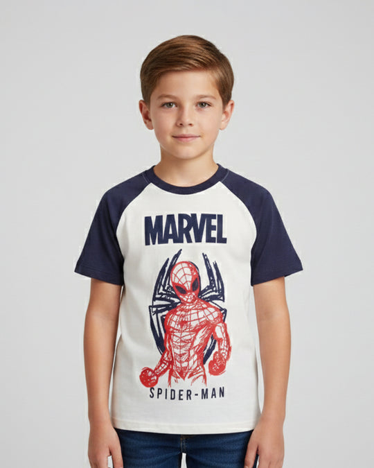 Boys Round Neck Half Sleeves T-Shirt