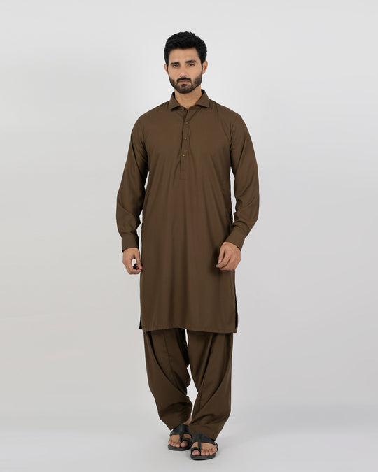 Eminent Men Kameez Shalwar Suit Plain