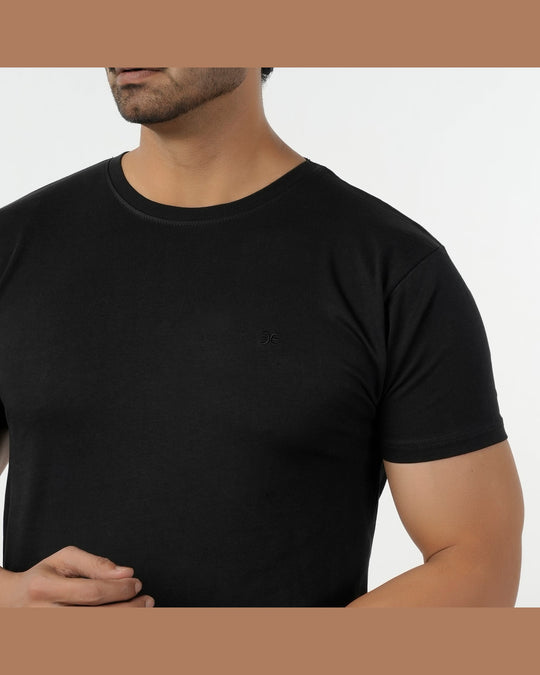 Eminent Men's Half Sleeves T-Shirt - Black, Men's T-Shirts & Polos, Eminent, Chase Value