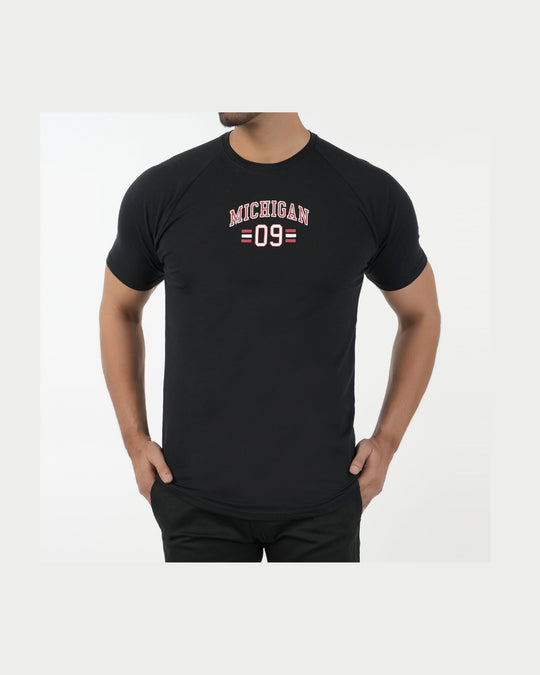 Eminent Men's Half Sleeves T-Shirt - Black, Men's T-Shirts & Polos, Eminent, Chase Value