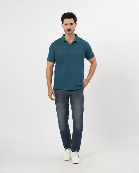 Regular Solid Polo Shirt