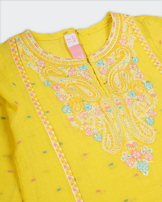 Girls Embroidered 2 Pc