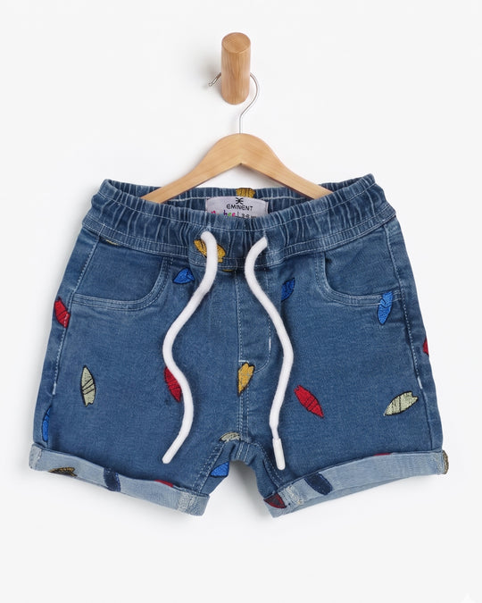 Newborn Boys' Regular Denim Shorts