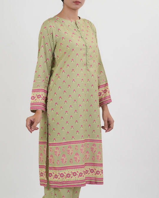 Women's Essentials Printed 2 Pc Suit