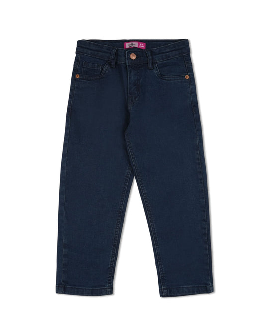 Eminent Girls Straight Fit Denim Pant