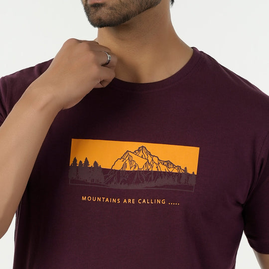 Eminent Men's Round Neck Half Sleeves Printed T-Shirt - Port Royal, Men's T-Shirts & Polos, Eminent, Chase Value