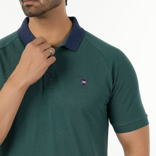 Eminent Men's Polo Half Sleeves T-Shirt - Green, Men's T-Shirts & Polos, Eminent, Chase Value