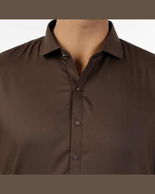 Eminent Men's Kameez Shalwar Suit - Brown, Men's Shalwar Kameez, Eminent, Chase Value