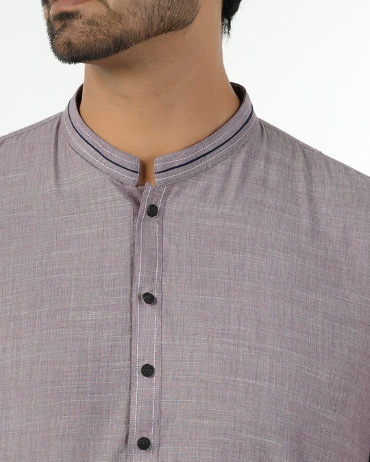 Eminent Men's Kurta Shalwar Suit - Purple, Men's Shalwar Kameez, Eminent, Chase Value