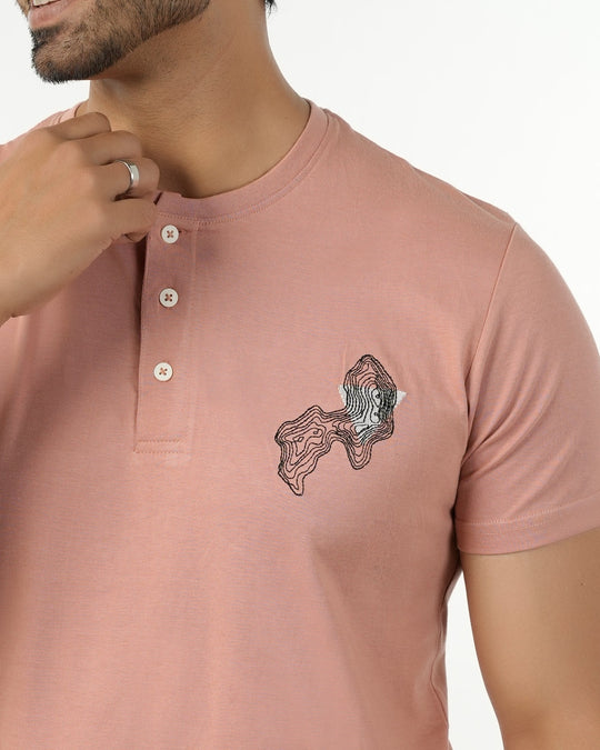 Eminent Men's Round Neck Half Sleeves Printed T-Shirt - Cork, Men's T-Shirts & Polos, Eminent, Chase Value