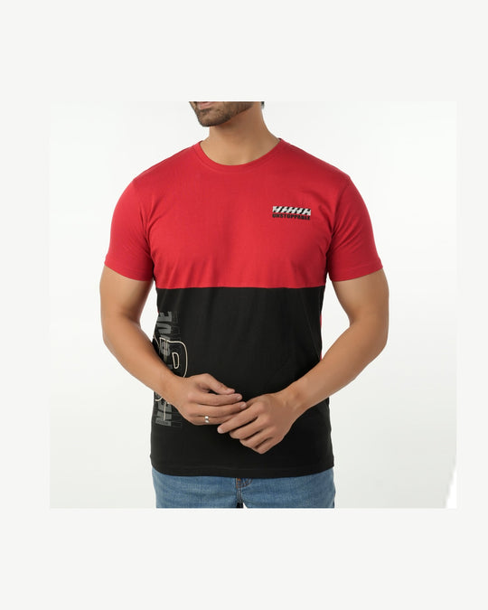 Eminent Men's Half Sleeves T-Shirt - Red, Men's T-Shirts & Polos, Eminent, Chase Value