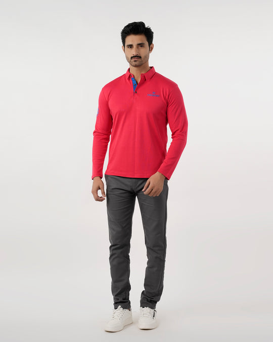 Men's Full Sleeves Polo T-Shirt