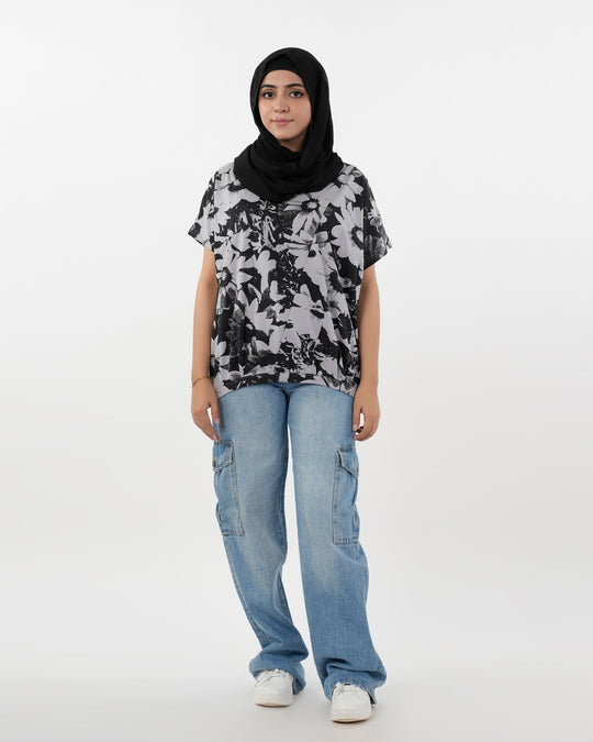 Eminent Women's Half Sleeves T-Shirt - Black