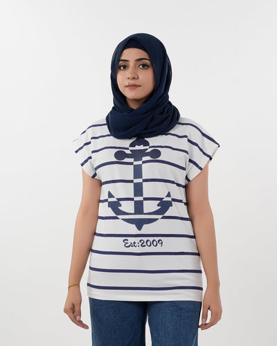 Eminent Women's Half Sleeves T-Shirt - White