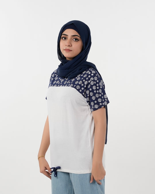 Eminent Women's Half Sleeves T-Shirt - Mid Blue