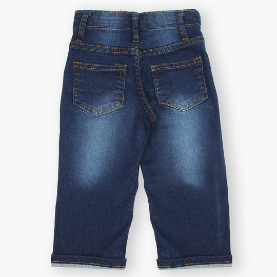Eminent Newborn Boys Denim Pant - Dark Blue, Newborn Boys Shorts & Pants, Eminent, Chase Value