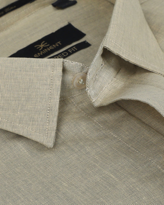 Eminent Men's Formal Shirt - Beige, Men's Shirts, Eminent, Chase Value