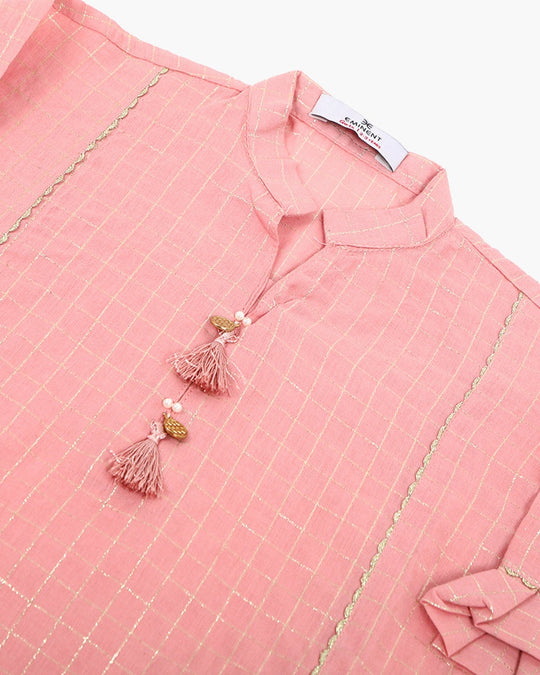 Eminent Girls Fancy Stitched Kurti - Light Pink, Girls Kurti, Eminent, Chase Value