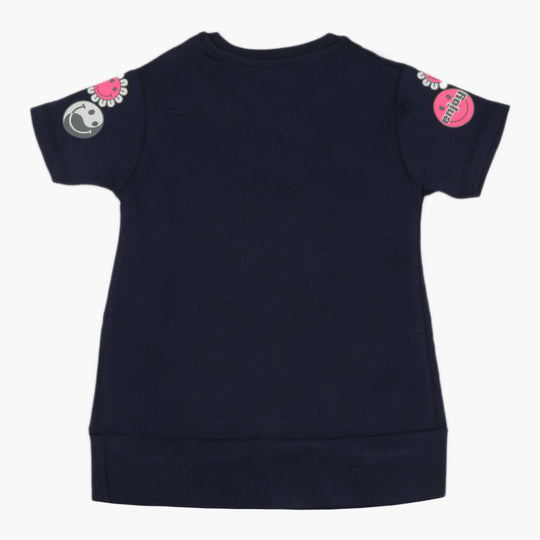 Eminent Girls T-Shirt - Navy Blue, Girls T-Shirts, Eminent, Chase Value