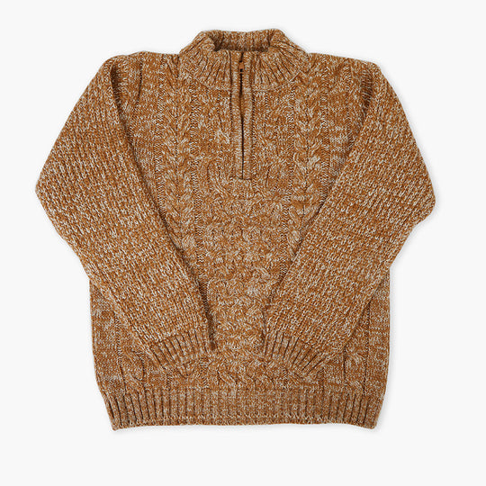 Eminent Boys Mock Neck Sweater - Oatmeal, Boys Sweaters, Eminent, Chase Value