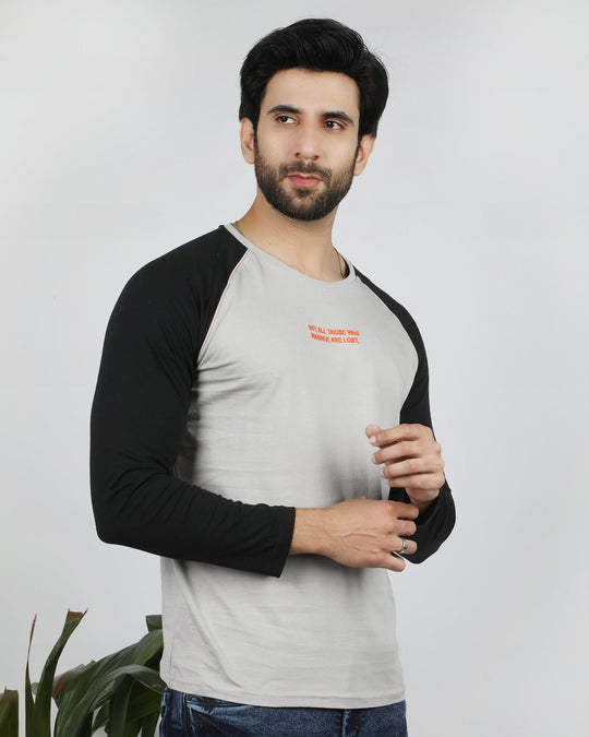 Eminent Men's Round Neck Full Sleeves T-Shirt - Dove, Men's T-Shirts & Polos, Eminent, Chase Value