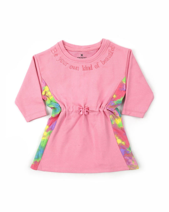 Eminent Girls Full Sleeves Frock - Fuchsia, Girls Frocks, Eminent, Chase Value